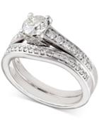 X3 Certified Diamond Bridal Set (1-1/5 Ct. T.w.) In 18k White Gold