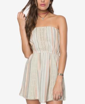 O'neill Juniors' Veronica Strapless Striped Dress