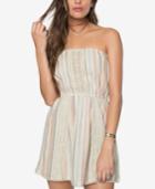 O'neill Juniors' Veronica Strapless Striped Dress