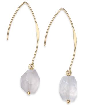 Paul & Pitu Naturally 14k Gold-plated Quartz Drop Earrings