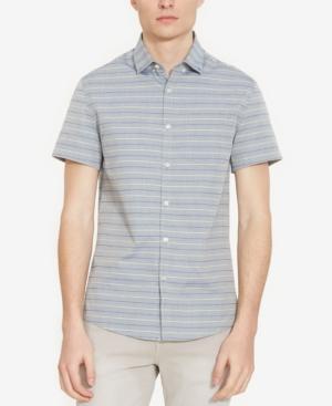Kenneth Cole New York Men's Stitch-striped Shirt