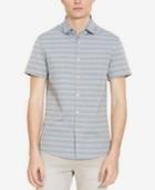 Kenneth Cole New York Men's Stitch-striped Shirt