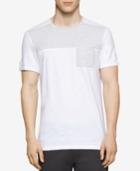 Calvin Klein Men's Slim-fit Colorblocked Pocket T-shirt