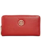 Tommy Hilfiger Lucky Charm Large Pebble Leather Zip Around Wallet