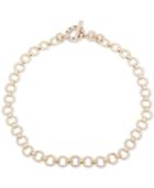 Dkny Gold-tone Link 17 Collar Necklace