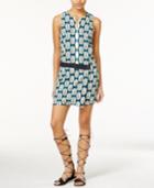 Rachel Rachel Roy Wrap-front Printed Shift Dress