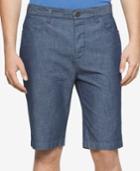 Calvin Klein Jeans Men's Coated Blue Shorts