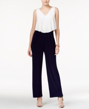 Jessica Simpson Colorblocked Popover Jumpsuit