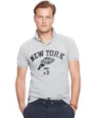 Polo Ralph Lauren Big And Tall Classic-fit New York Mesh Polo Shirt