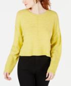 Hooked Up By Iot Juniors' Cropped Pullover Sweater