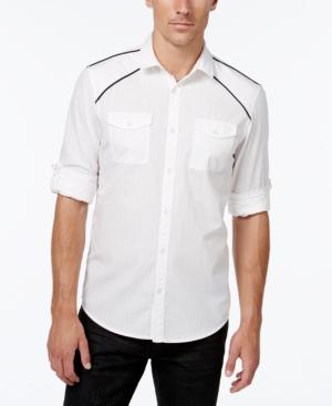 Inc International Concepts Men's Hamlet Dobby Long-sleeve Shirt, Only At Macy's