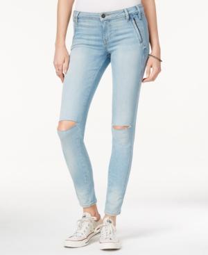 Guess Isabel Curve Ripped Skinny Acton Wash Jeans