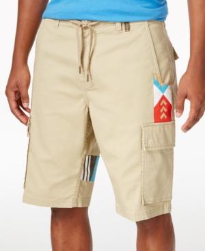 Lrg Men's Paddle Team Graphic-print Cargo Shorts