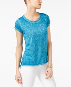 Inc International Concepts Petite Burnout Top, Created For Macy's