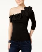 Inc International Concepts One-shoulder Bow Sweater, Only At Macy's