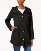 Style & Co Petite Rainy Day Hooded Utility Jacket, Created For Macy's