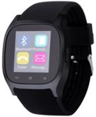 Itouch Unisex Black Rubber Strap Smart Watch 46x45mm Itc3360bk590-362