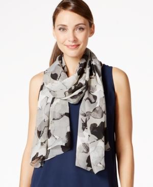 Calvin Klein Painted Poppy Scarf