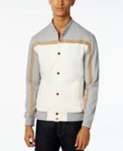 Sean John Men's Pique Bomber Sweater