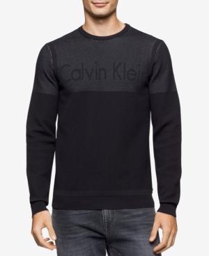 Calvin Klein Men's Plaited Logo Sweater