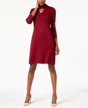 Nine West Choker Sweater Dress