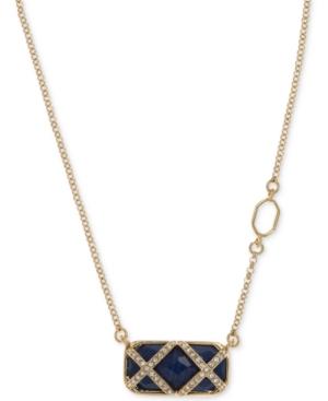 Ivanka Trump Gold-tone Stone & Pave Pendant Necklace