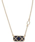 Ivanka Trump Gold-tone Stone & Pave Pendant Necklace