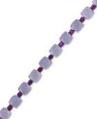 Effy Chalcedony (34-3/4 Ct. T.w.) And Rhodolite (2-1/4 Ct. T.w.) Bracelet In 14k Rose Gold