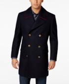 Tallia Men's Navy Solid Overcoat