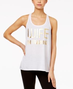 Ideology Wife In Training Racerback Tank Top, Only At Macy's