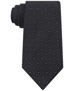 Calvin Klein Men's Sunrise Disc Neat Slim Tie