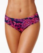 Tommy Bahama Jacobean Printed Ruched Bikini Bottom Women's Swimsuit