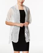 Inc International Concepts Asymmetrical Lace Wrap & Scarf In One, Created For Macy's