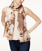 Vince Camuto Floral-print Silk Oblong Scarf