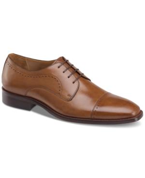 Johnston & Murphy Men's Sanborn Cap-toe Lace-up Oxfords Men's Shoes