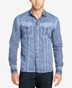William Rast Men's Light Blue Denim Shirt