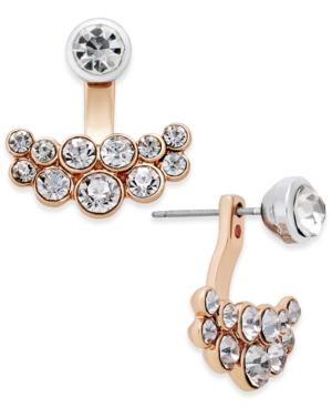 Charter Club Two-tone Crystal Earring Jackets, Only At Macy's