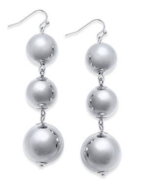 I.n.c. Large Ball Triple Drop Earrings, Created For Macy's