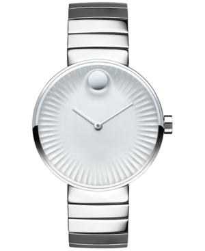 Movado Women's Swiss Edge Stainless Steel Bracelet Watch 34mm 3680012