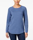 Karen Scott Crew-neck Sweater, Only At Macy's