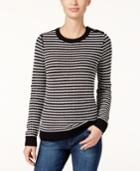 Charter Club Petite Striped Sweater, Only At Macy's