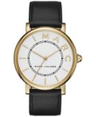 Marc By Marc Jacobs Women's Roxy Black Leather Strap Watch 36mm Mj1532