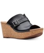 Clarks Collection Women's Annadel Holly Wedge Sandals Women's Shoes