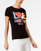 Love Moschino Cotton Logo Graphic T-shirt