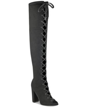 Guess Women's Casidi Lace-up Over-the-knee Boots Women's Shoes