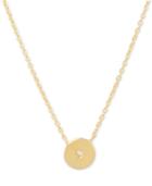 Kenneth Cole New York Polished Disc Diamond Accent Pendant Necklace