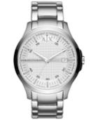 Ax Armani Exchange Men's Stainless Steel Bracelet Watch 46mm Ax2177