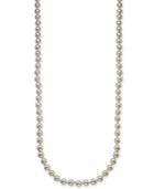 Charter Club Silver-tone Imitation Pearl Necklace, 42 + 2 Extender, Created For Macy's