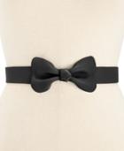 Kate Spade New York Lambskin Belt With Bow