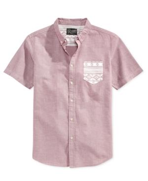 Retrofit Men's Aztec Short-sleeve Pocket Shirt